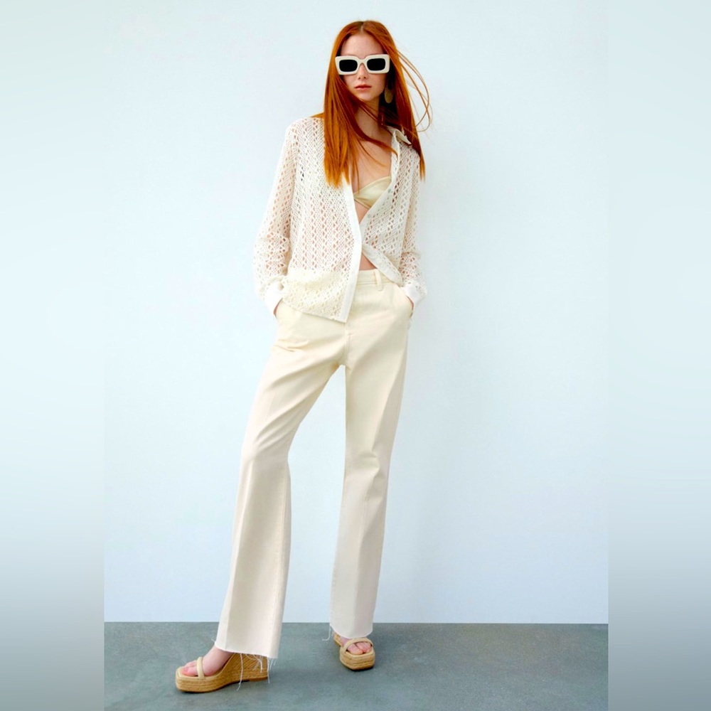 NWOT Zara Tailored Flare Jeans